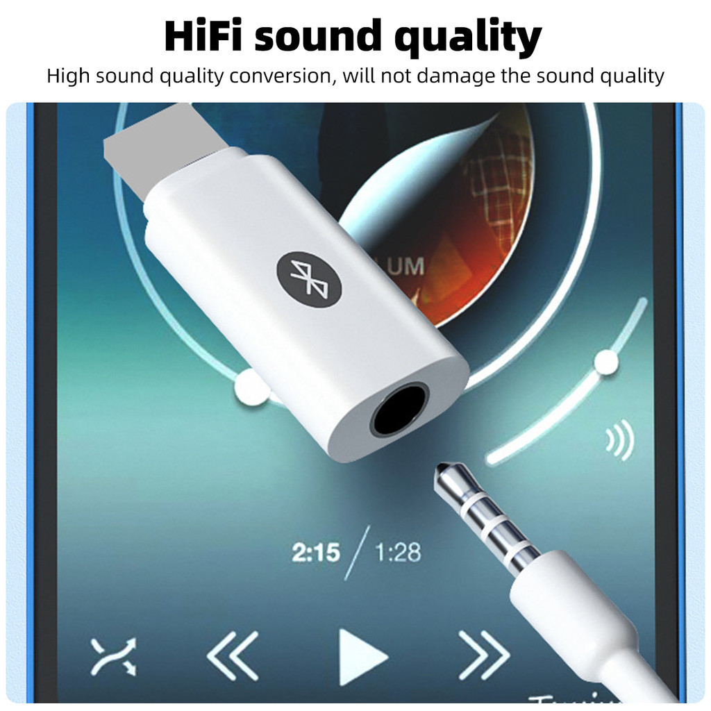 For i//Phone 3.5mm Jack Headphone Aux Cable Light//ning To 3.5mm