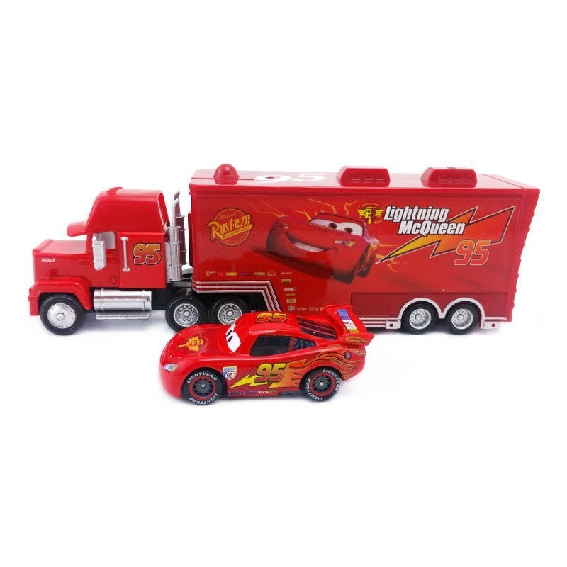 Car Pixar Disney No.95 Mack Racer's Truck Mcqueen 155 Model Kid Toys ...