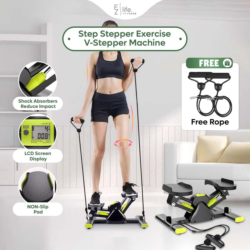 Mesin Langkah EzLife Step Stepper Exercise V-Stepper Machine Home Leg ...