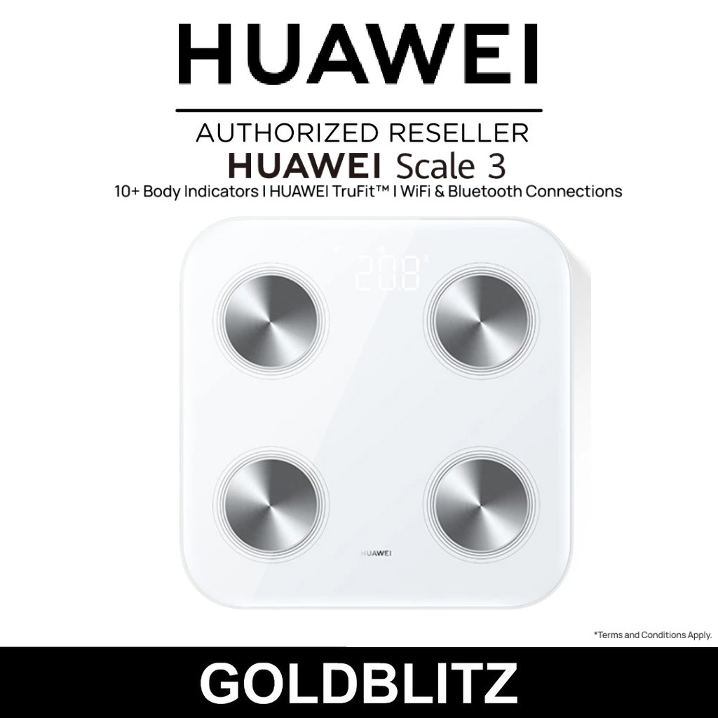 HUAWEI Scale 3 11 Body Indicators, HUAWEI TruFitTM Wi-Fi & Bluetooth