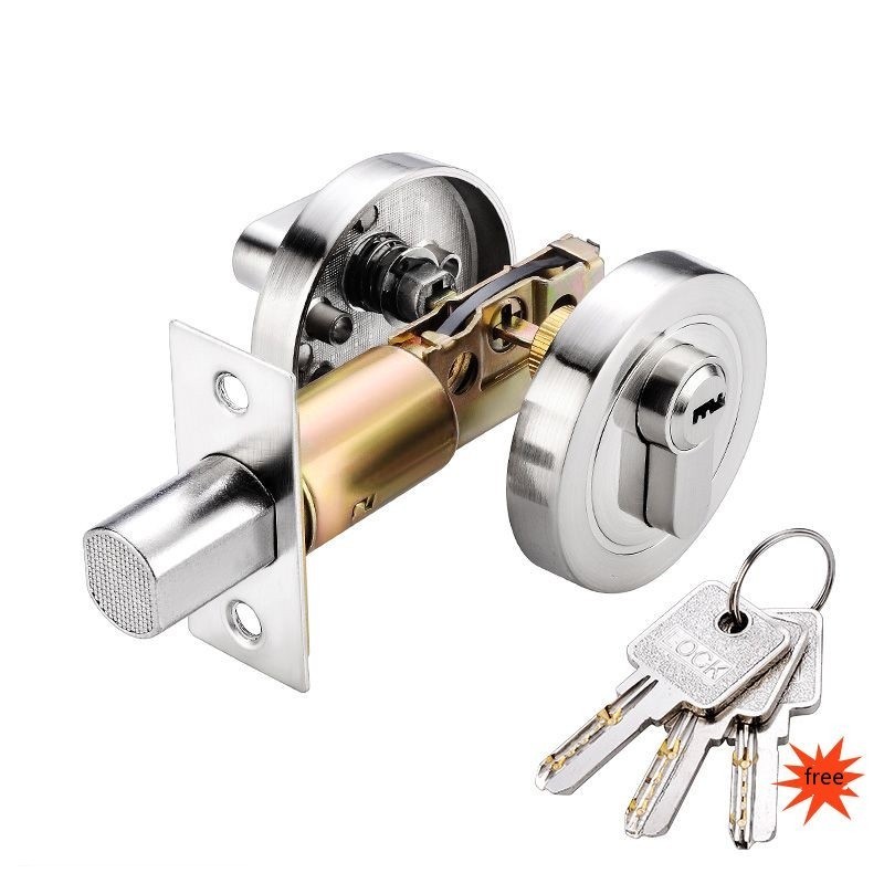 304 Stainless Steel Atresia Double-sided Gold Invisible Lock Mortice ...