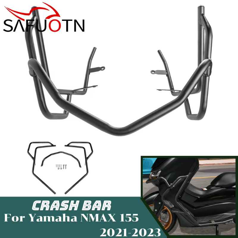 For Yamaha NMAX155 2021 2022 2023 Motorcycle Highway Engine Guard Crash Bar Frame Falling Protection Bumper NMAX 155 Accessories