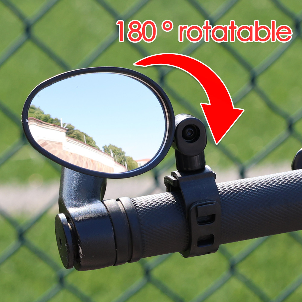 High Quality Universal Cycling Bicycle RearVision Mirrors Motorcycle Adjustable Left Right