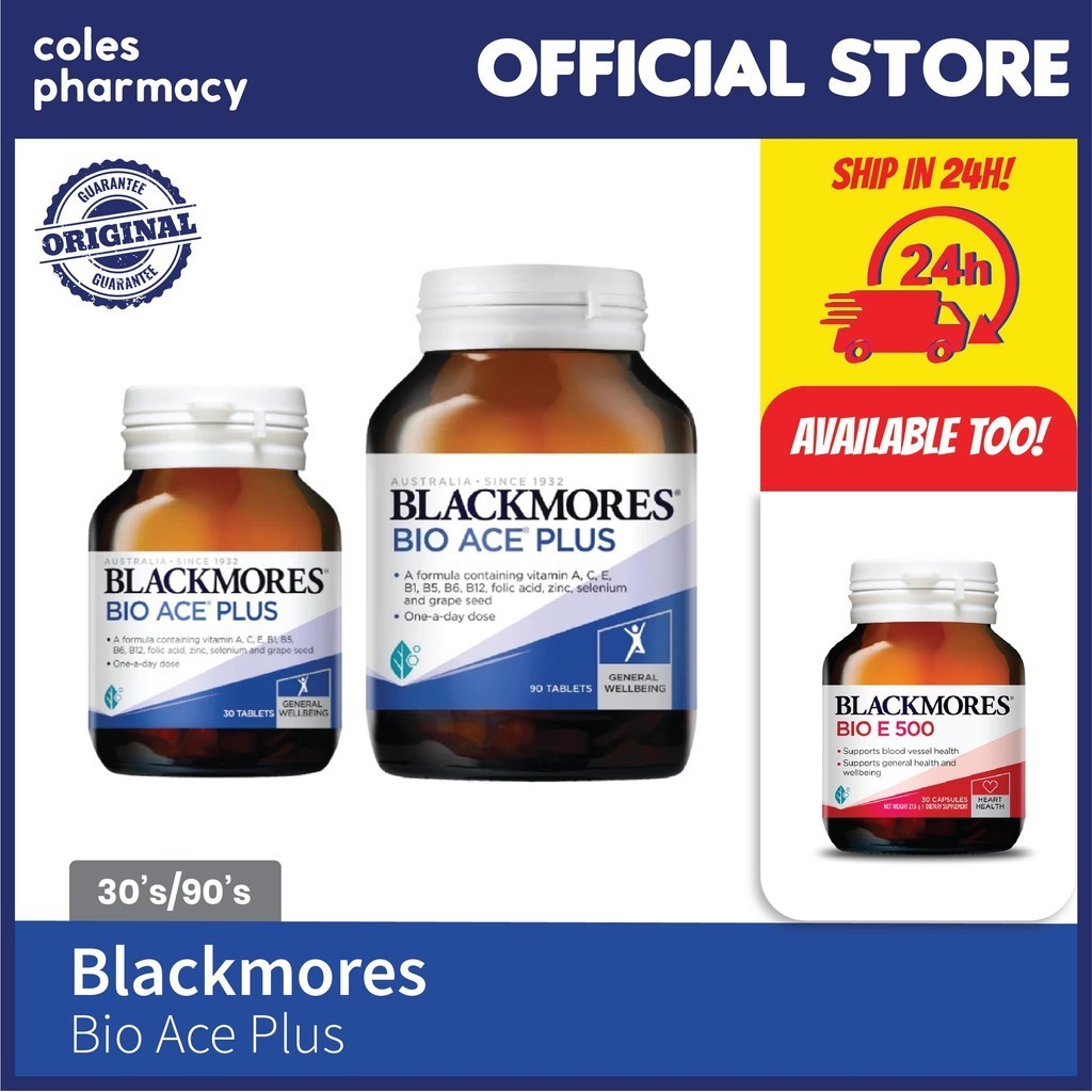 Blackmores Bio Ace Plus 30's 90's (Exp: 7/25) | Shopee Malaysia