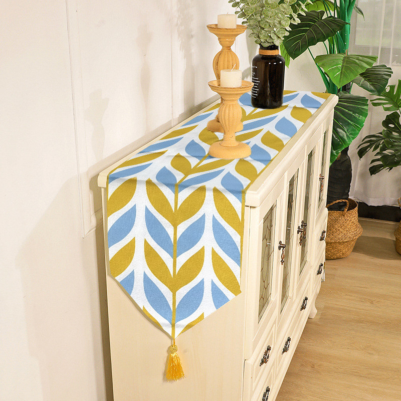Romantika Pattern Table Runner 2m with Tassel Farm Style Table Cloth ...