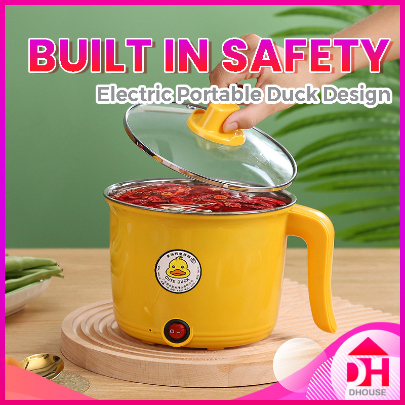 Electric Portable 3 Pin Plug Duck Design Non Stick Cooker Rice Steamer ...