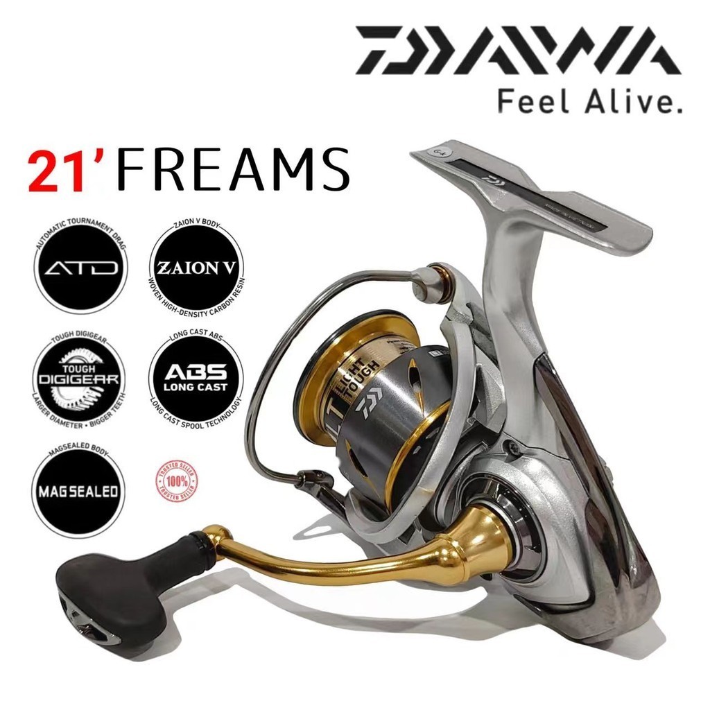 Moulinet Daiwa 21 FREAMS FC LT1000S - Moulinet Rotatif - Neuf En Boîte - Ratio 5.2:1