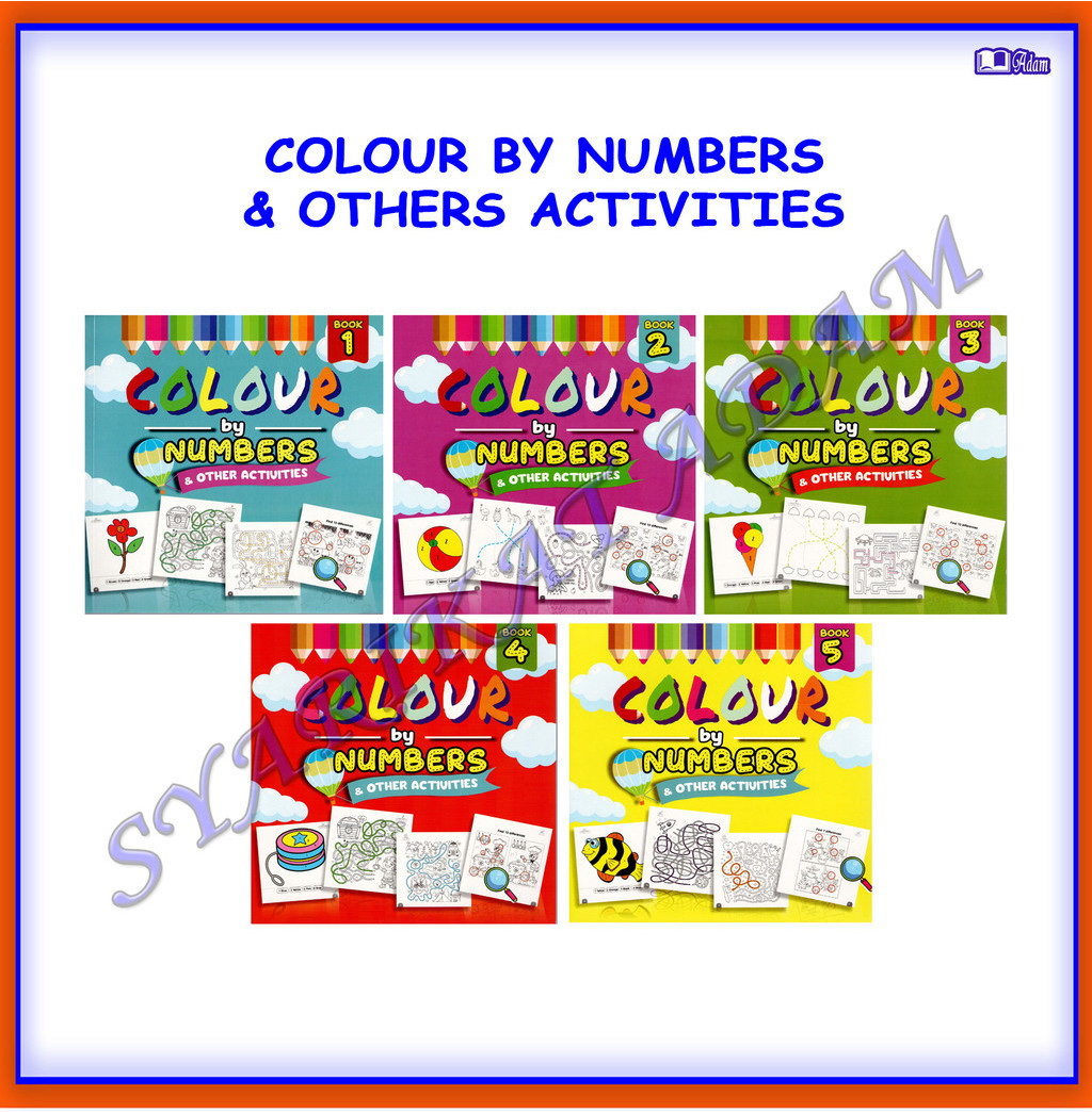 [ADM] Colour By Numbers & Others Activities | Shopee Malaysia
