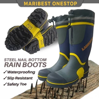 Shimano Fishing Shoes Men's Outdoor Waterproof Non-slip Hiking Shoes Shaxi Fishing  Rain Boots Garden Work Shoes