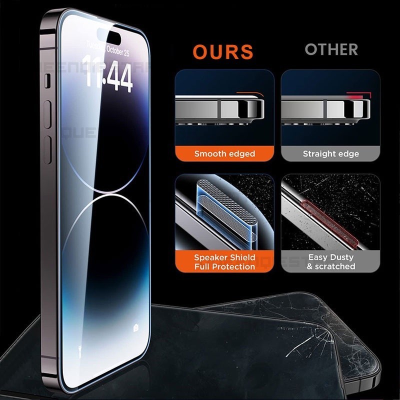 Easy install AntiSpy Tempered Glass Film For Xiaomi Mi 14 13 lite 10T