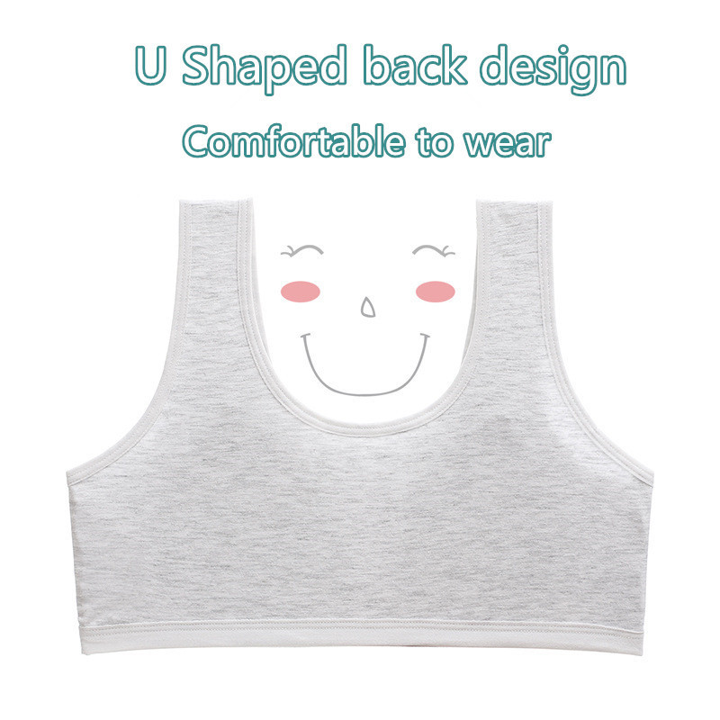 KEKEBEBE Teenage Girl Cotton Early Development Fixed 3D Cup Pad ...