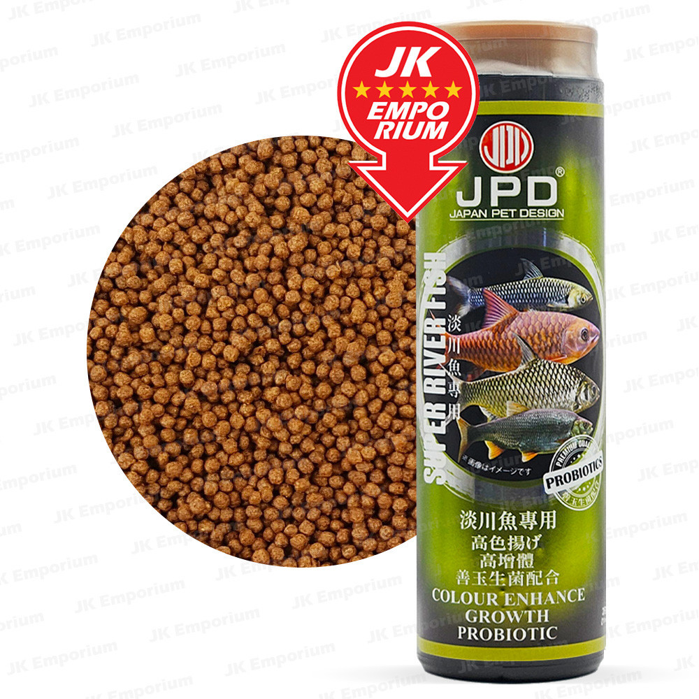 JPD Super River Fish 260g Probiotic Color Enhance Fish Food Floating ...