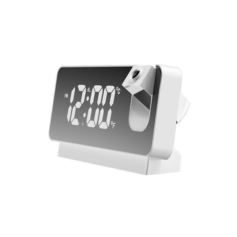 Rechargeable Multi-function Digital Alarm Clock Projector Calendar ...