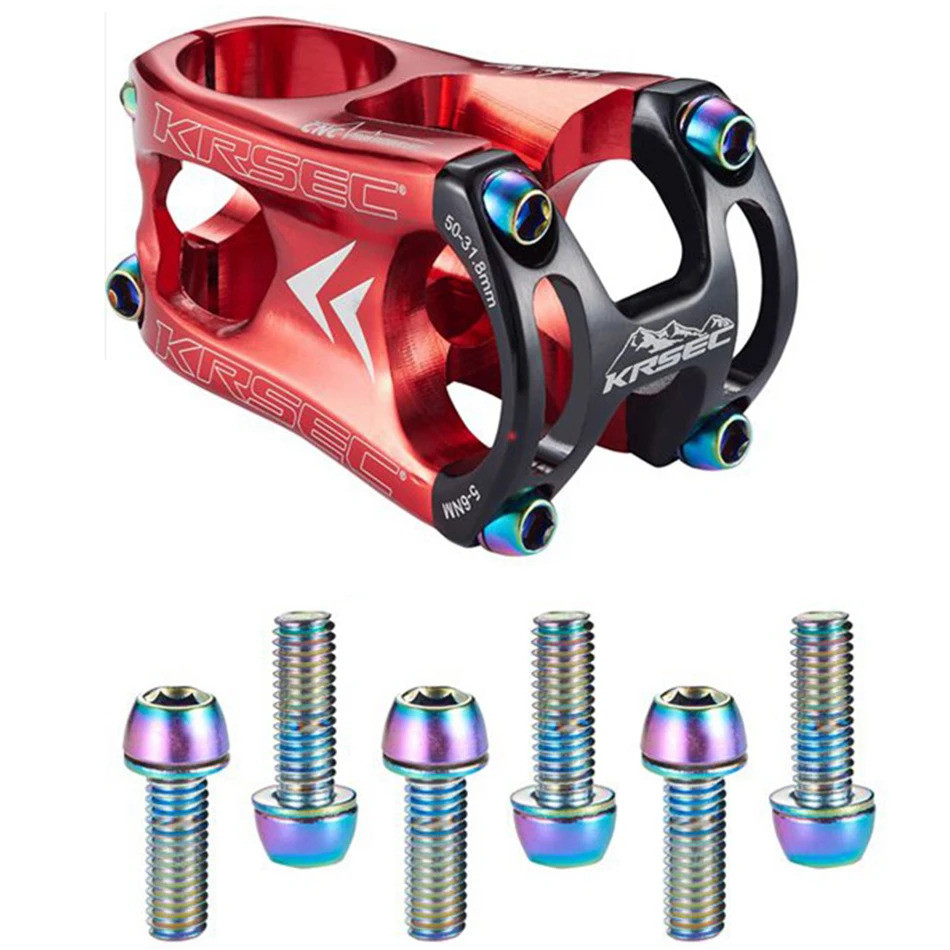 KRSEC Bicycle Stem Power Mountain Bike Bridge Handlebar Pipe Short ...