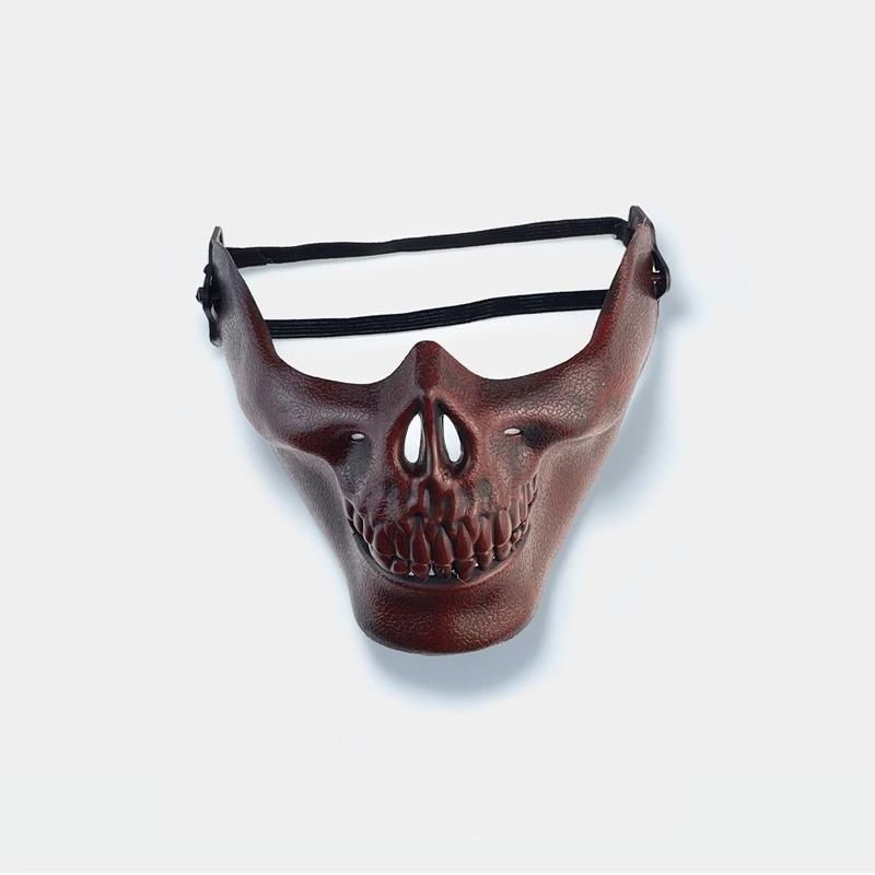 Half-face Skull Cos Mask Warrior Cs Practical Combat Anti-horror 