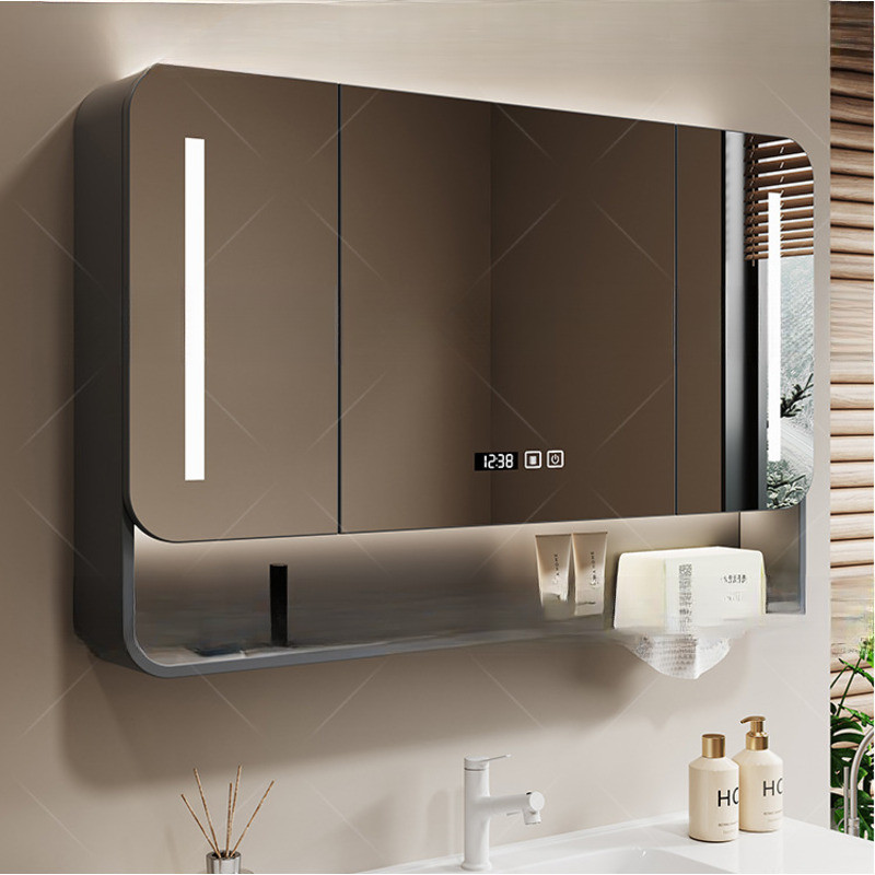 Arc Bathroom Mirror Cabinet Bathroom Mirror Storage Integrated Cabinet ...