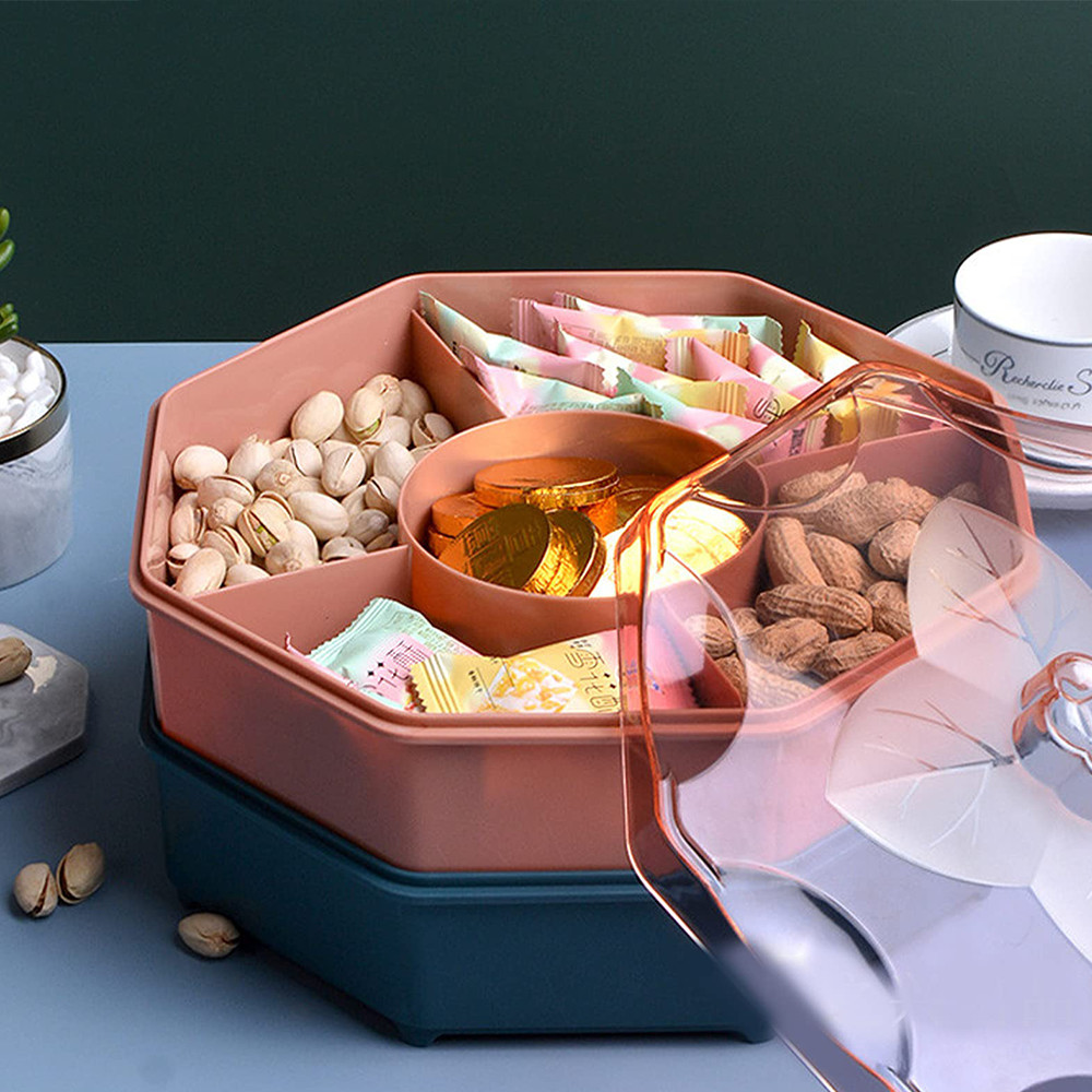 [1/2 Tier] Worthbuy Dessert Tray Stackable Serving Platter Dulang Kuih ...
