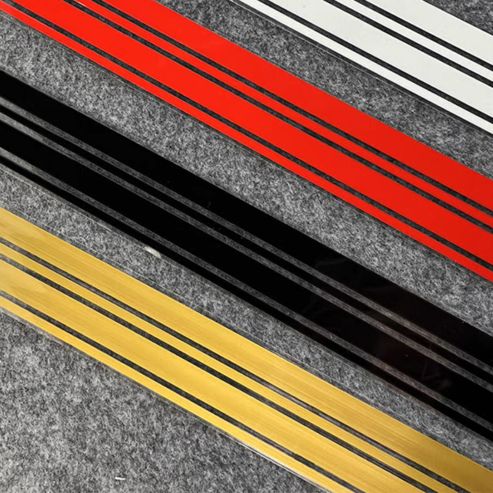 Stripe Vinyl Reflective Decoration Stickers Moto Tank Body Decal DIY ...