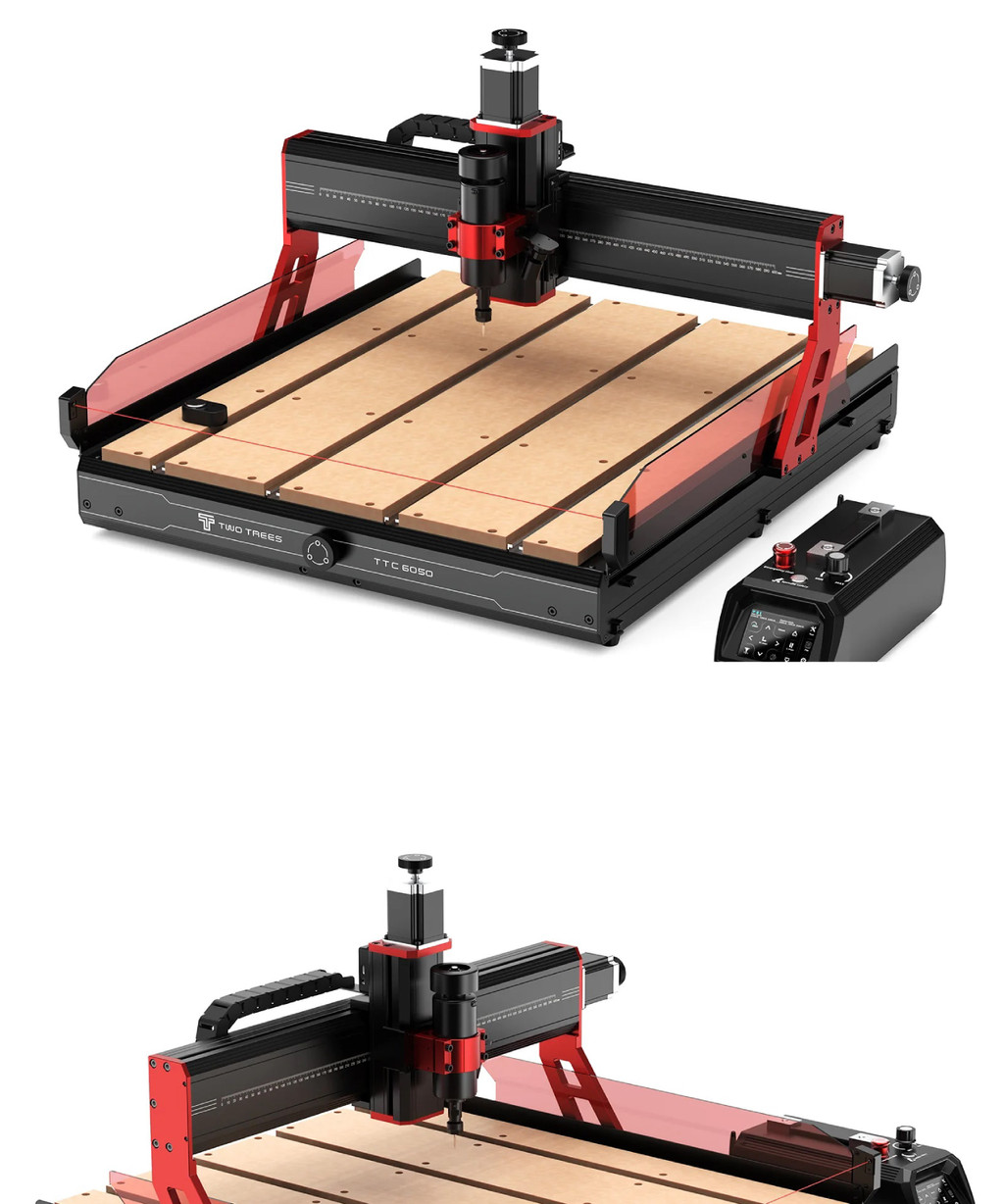 Two Trees TTC6050 CNC Router with Larger Work Area / Quick Setup ...