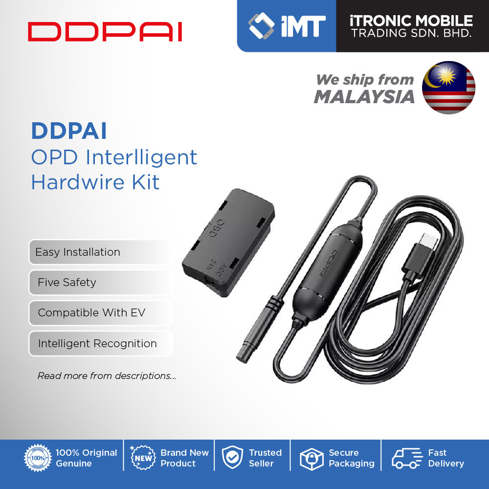 Ddpai Obd Intelligent Hardwire Kit Hour Parking Mode Compatible