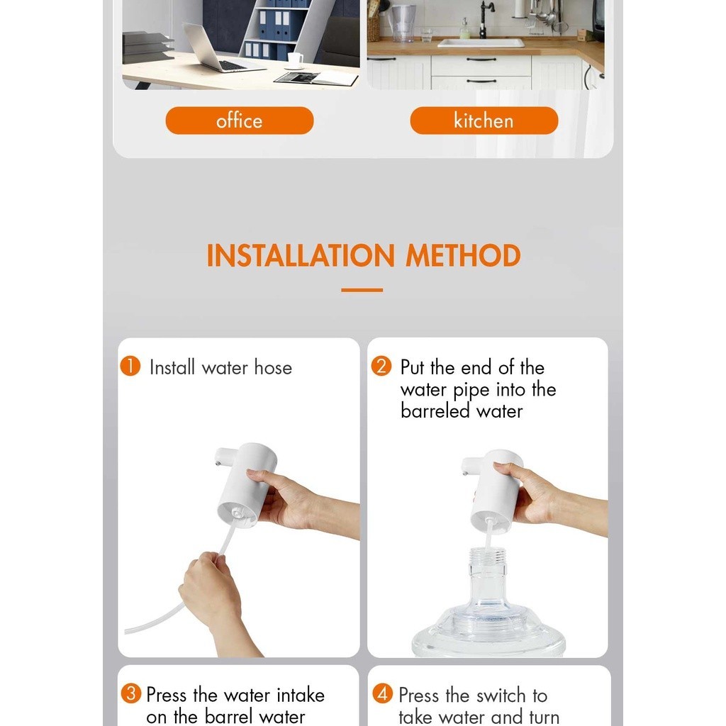 Gaabor Dispenser Air USB Charging High Capacity GW-M01A