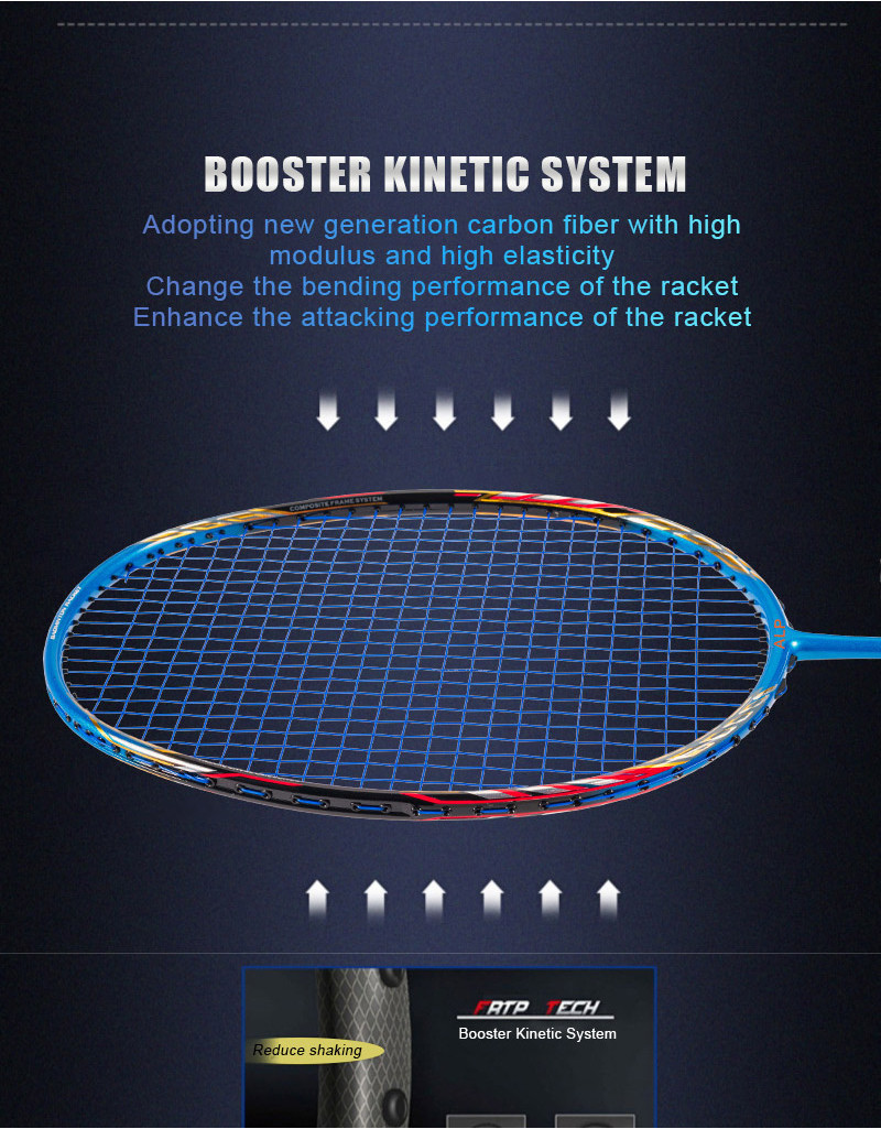 ALP AIR 10U 52g Super Light 30Lbs 100% Full Carbon Fiber Racquet High ...