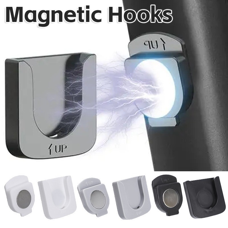 Magnet Remote Control Hooks - Self Adhesive Wall Mount Rack - Anti-Lost ...