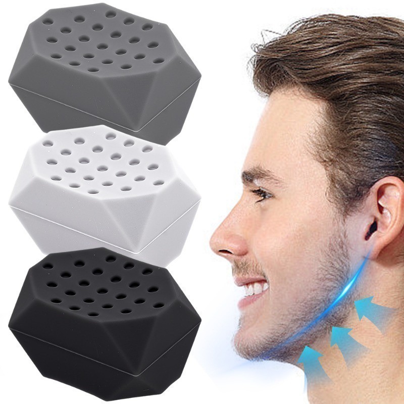 2Pcs/Set Thin Face Masseter Muscle Trainer - Silicone Mandibular Line ...