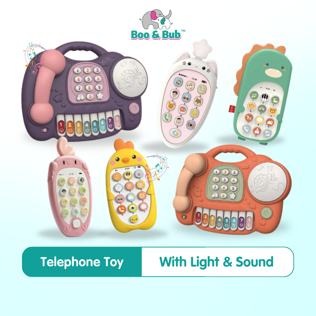 Musical lullaby Bilingual Toy Phone for Children & Baby | Early ...