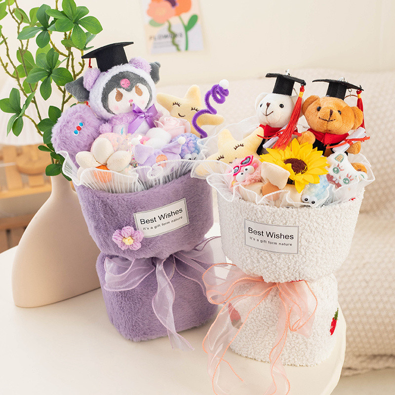 Stuffed Toy A Bouquet of Doctor Bear Capybara Cinnamoroll Kirby KT ...