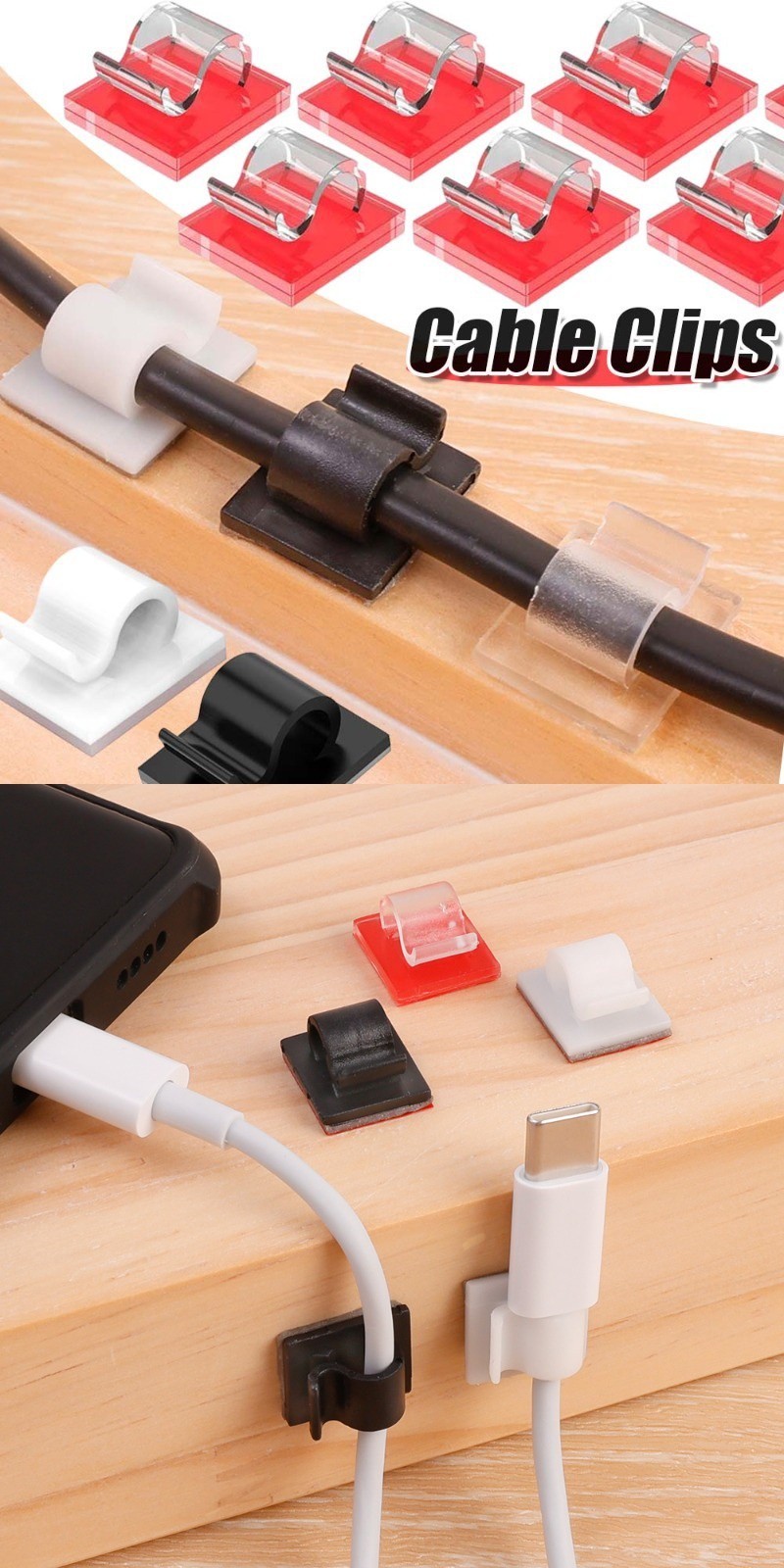 5pcs Automobile Pipe Tie Wrap Cable Clamp - Routing Fixed Retainer Clip ...
