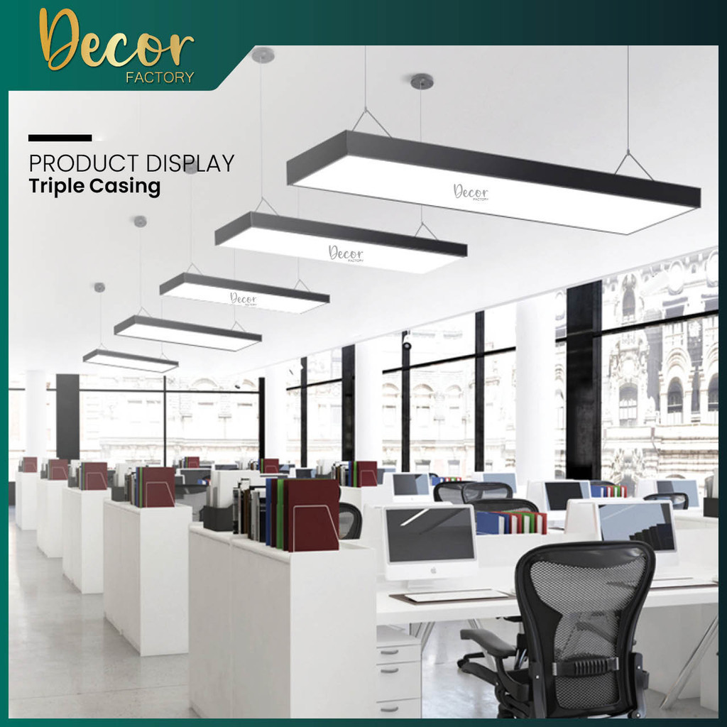 Home Linear Office Pendant Light LED T8 Linear Light Casing Kalimantang ...