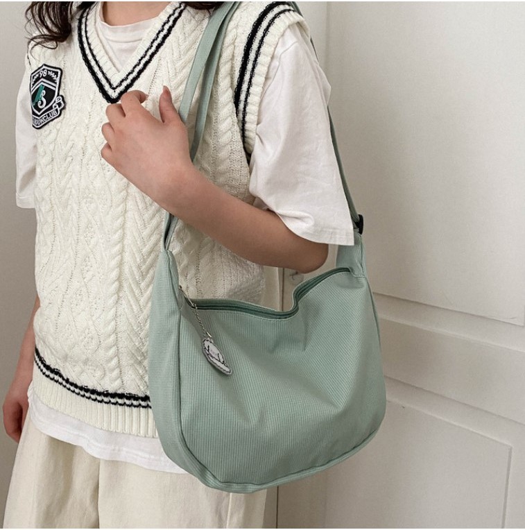 Japan Korea Style Casual Sling Shoulder Canvas Bag Beg Silang Pelajar ...