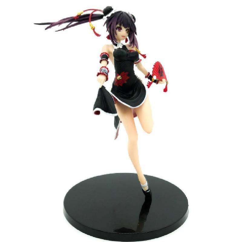 Date A Live Kurumi Pvc Figure Model Toy Chinese Qipao Costume Anime ...