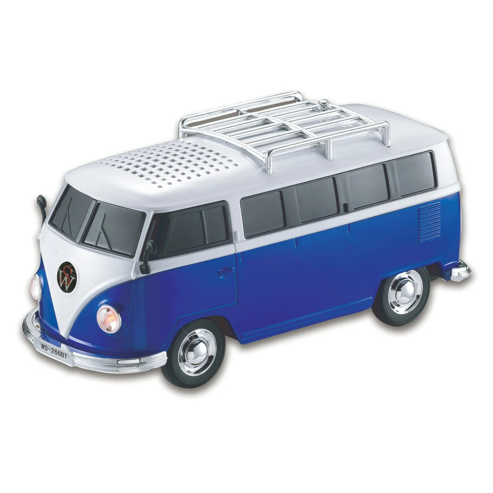 WS-266 Speakers Crystal Car Shape Bus Bluetooth Speaker with TF USB FM ...