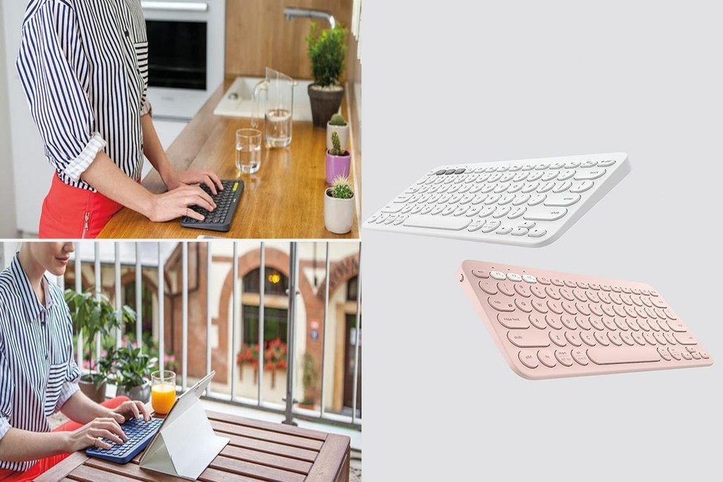 RGA Portable Tablet Wireless Keyboard Office Equipment Dual-mode Switch ...