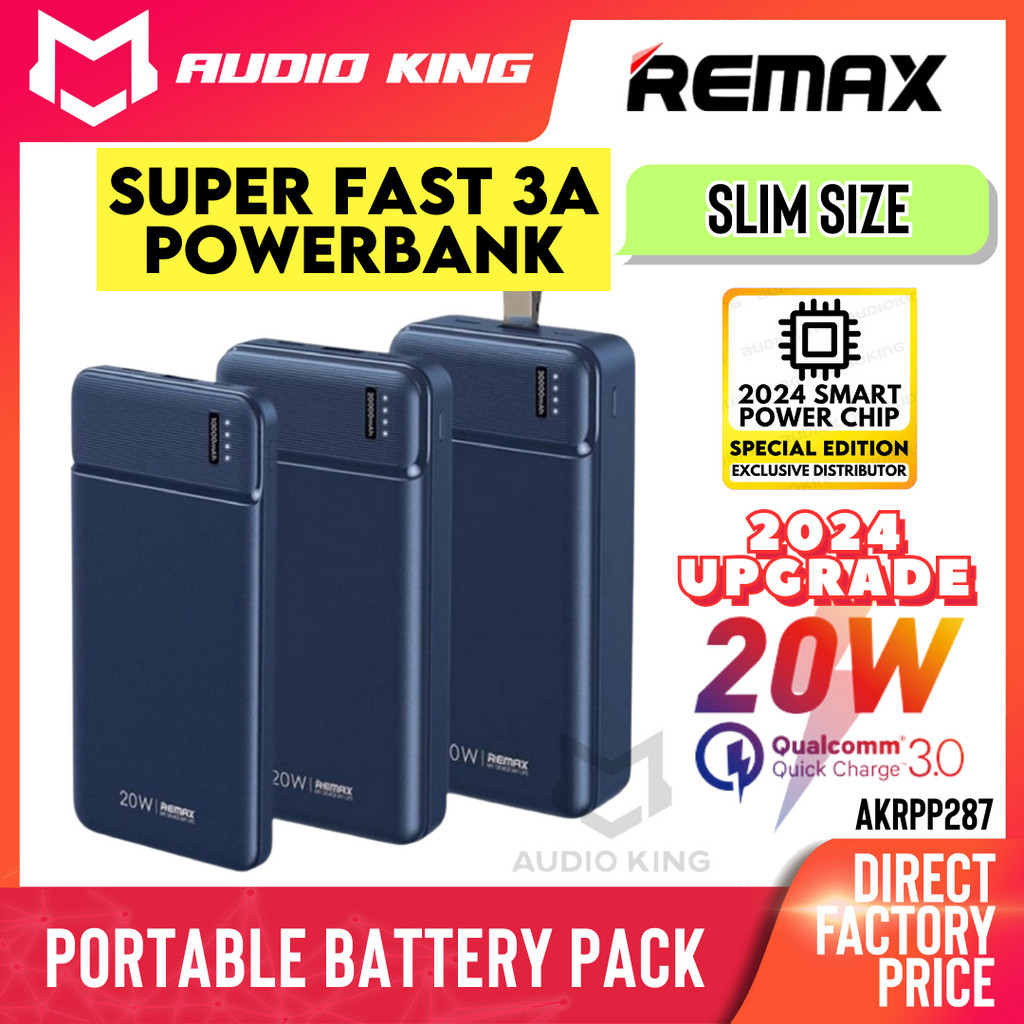 REMAX Powerbank 20W 10000mAh PD Fast Charging 20000mAh Original Pawar ...