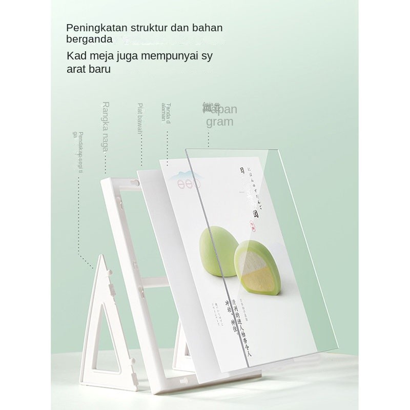 Acrylic Table Card Display Stand A3A4 Price Tag Table Sign Table Wine ...