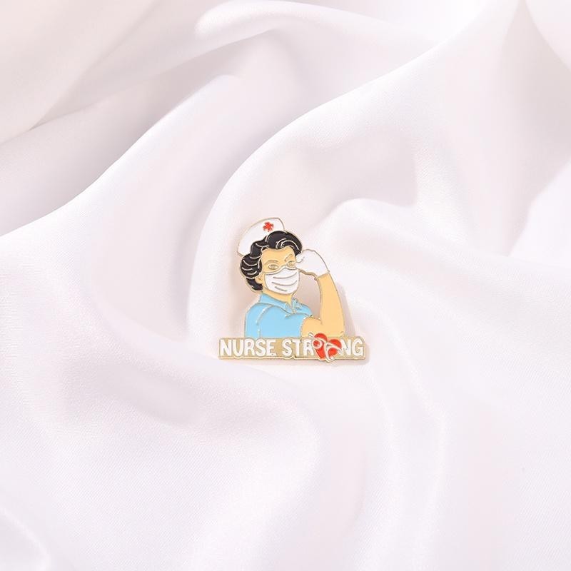50 Styles Doctor Nurse Brooches Cartoon Stethoscope Pill Enamel Pins ...