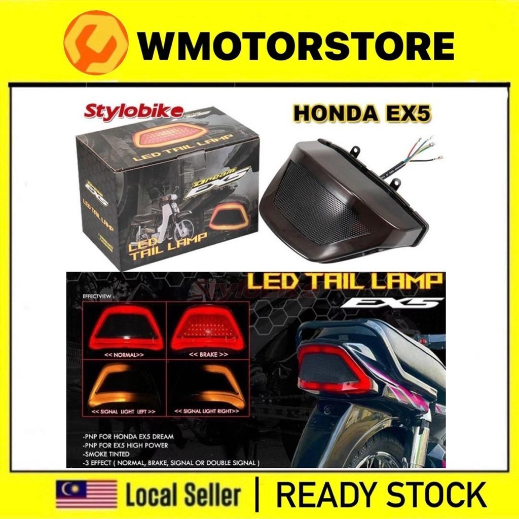 EX5 DREAM HI POWER TAIL LAMP LED TST DESIGN PLUG AND PLAY Honda EX5 ...