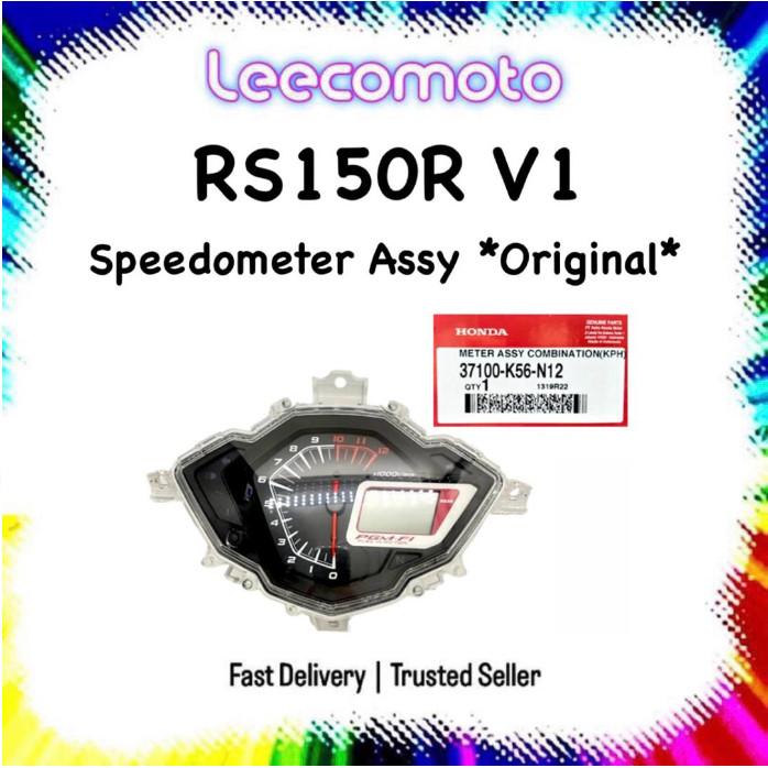 Original Honda Rs150 Rs150r Rs 150 R 150r V1 Speedometer Assy Meter Miter Comp Set Assy 37100 7738