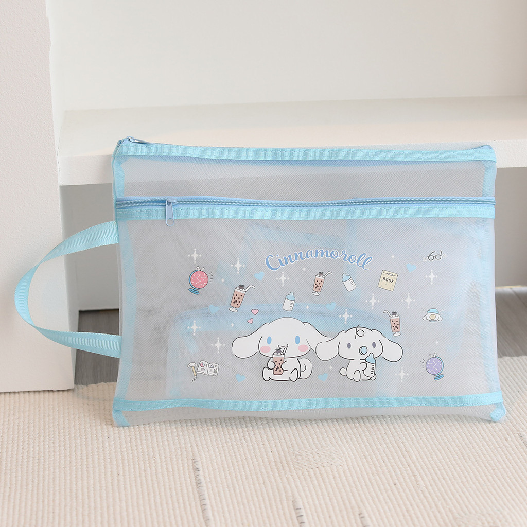 Cartoon Sanrio A4 Mesh Transparent Student Test Paper Double Layer ...