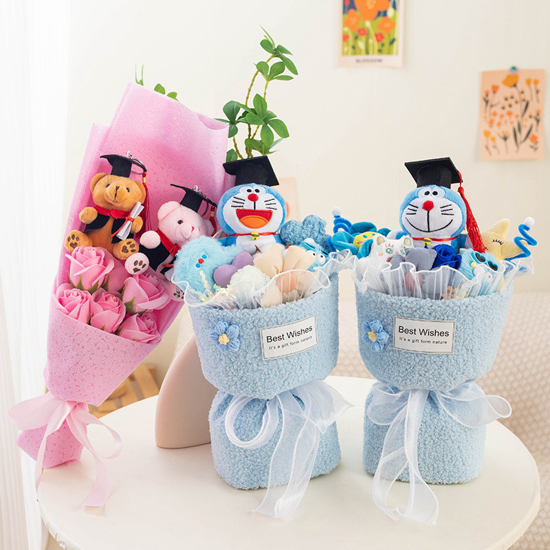 Stuffed Toy A Bouquet of Doctor Bear Capybara Cinnamoroll Kirby KT ...