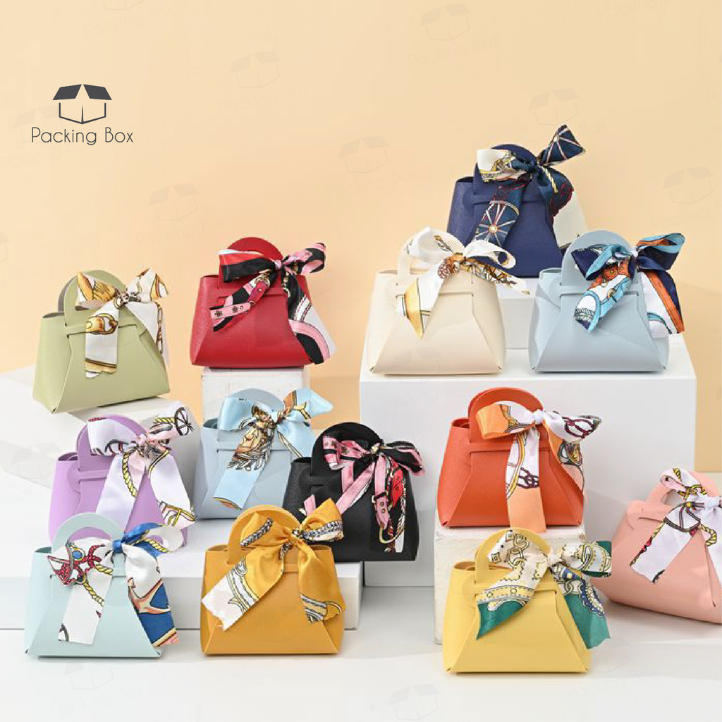 PKB European Style Leather Gift Bag Goodies Bag Doorgift Bag Wedding ...