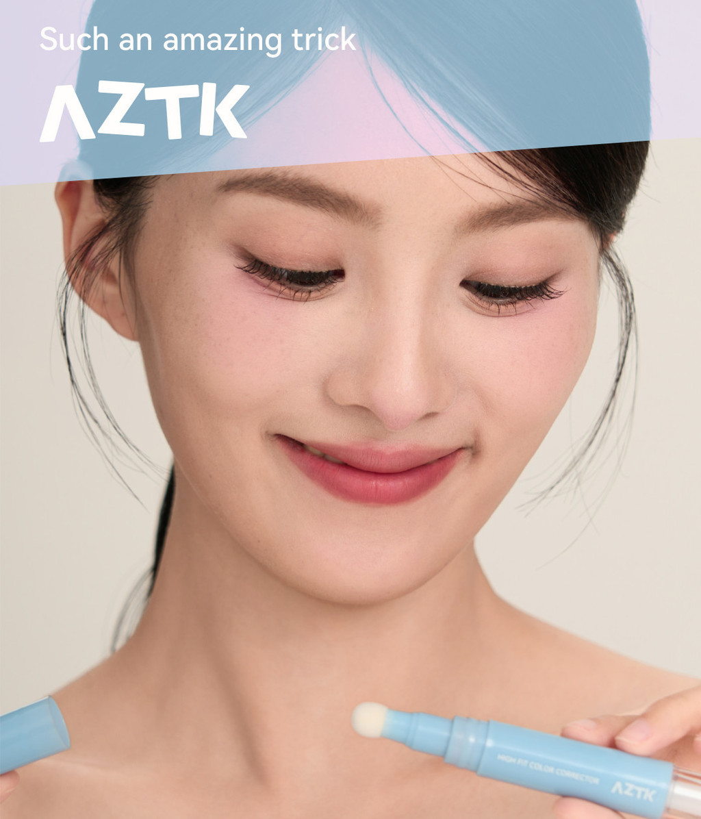 AZTK提亮遮瑕液笔 AZTK Brightening Concealer Liquid Pencil Water Milk Non ...