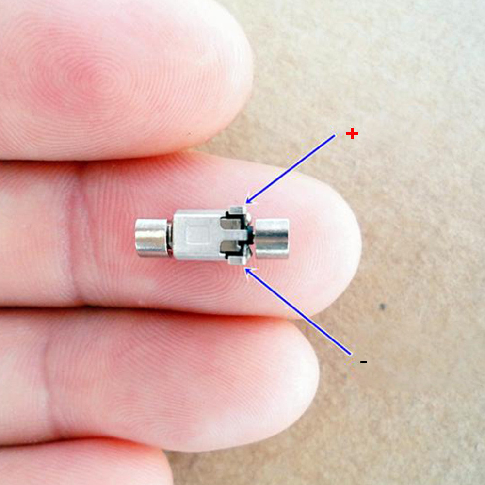 10PCS Micro DC 1.5V-3V Ultra-Miniature Rotor Double Vibration Head ...
