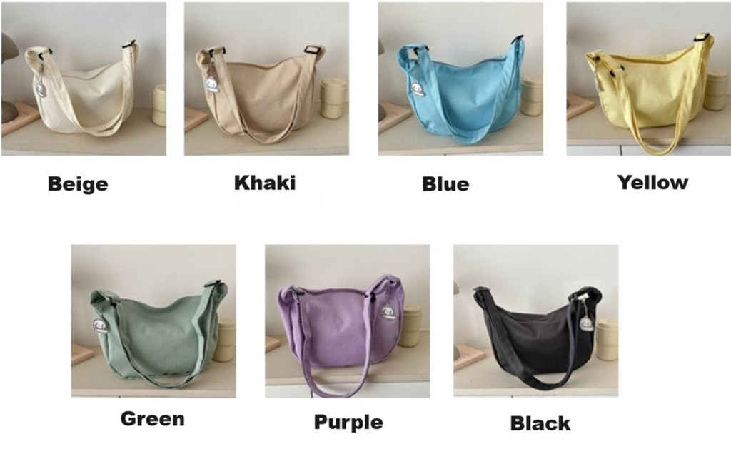 Japan Korea Style Casual Sling Shoulder Canvas Bag Beg Silang Pelajar ...