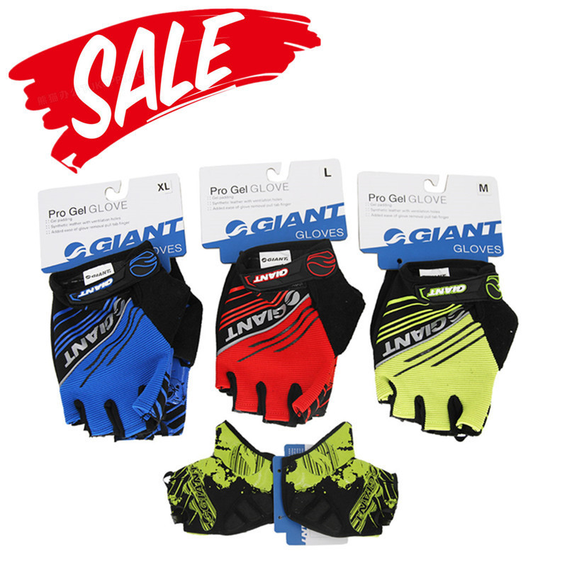 Clearance Johor 1pair Giant Cycling Glove Half Finger Gel Bike Racing Glove Bike Accessories