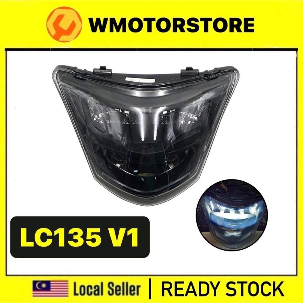 LAMPU DEPAN LED LC135 LC V1 HEAD LAMP DP ZHIPAT IMPORT LAMPU GABAN ...