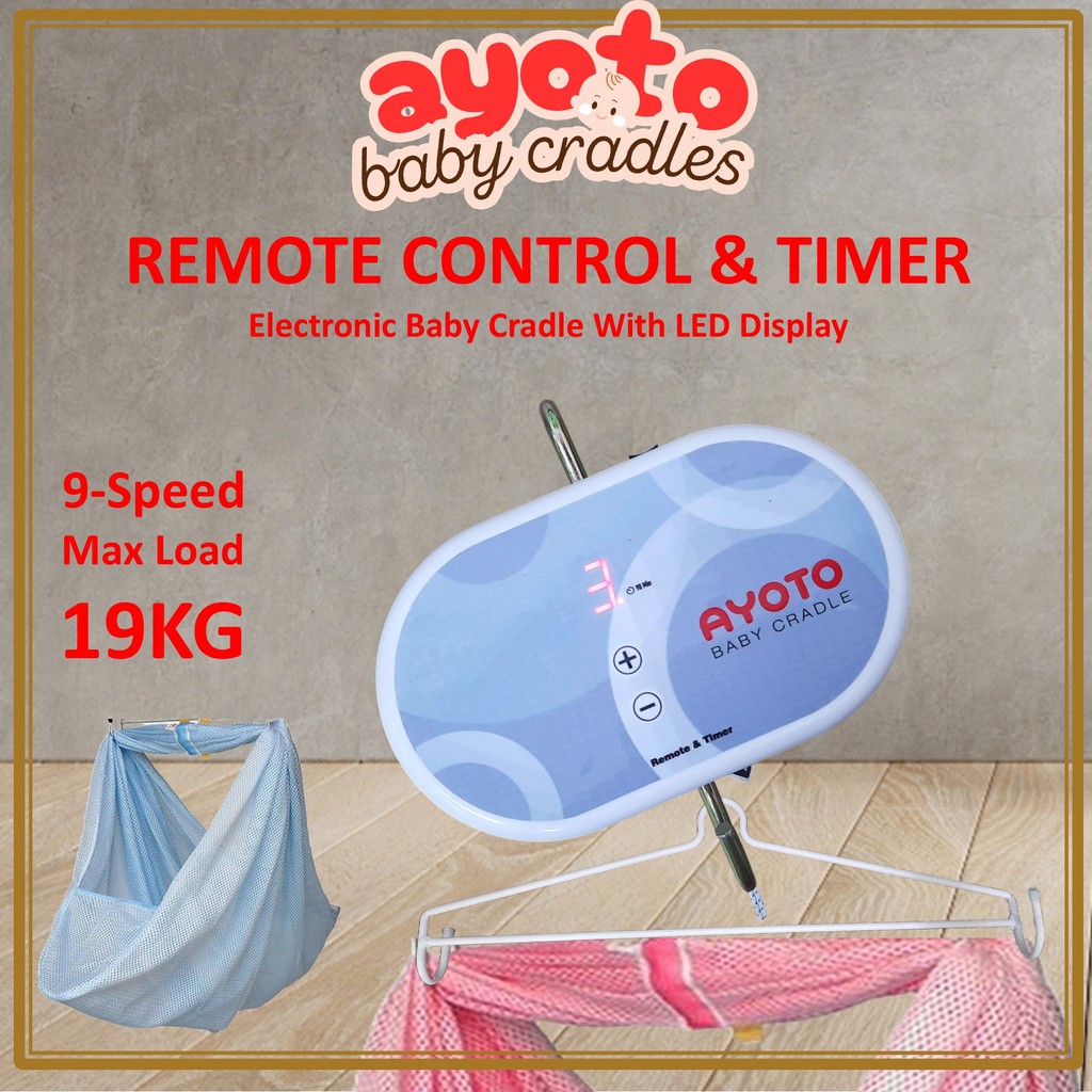 AYOTO Electronic Baby Cradle Motor (Motor Buaian Elektronik | Remote ...